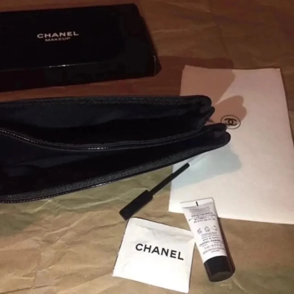 Chanel samples & cosmetic bag
